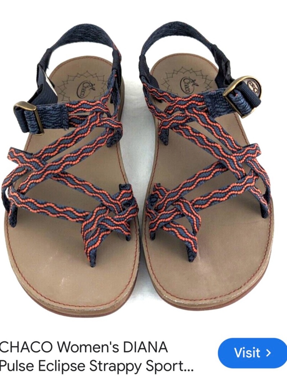 Chaco women’s Diana strapy  sandals size 6